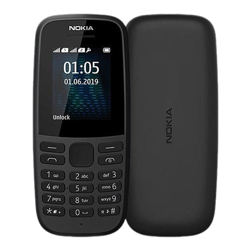 Nokia 105 / 106 Dual Sim 4th Edition With Warranty Feature Push button Phone 1.77" Display Battery Long Standby Flashlight Radio