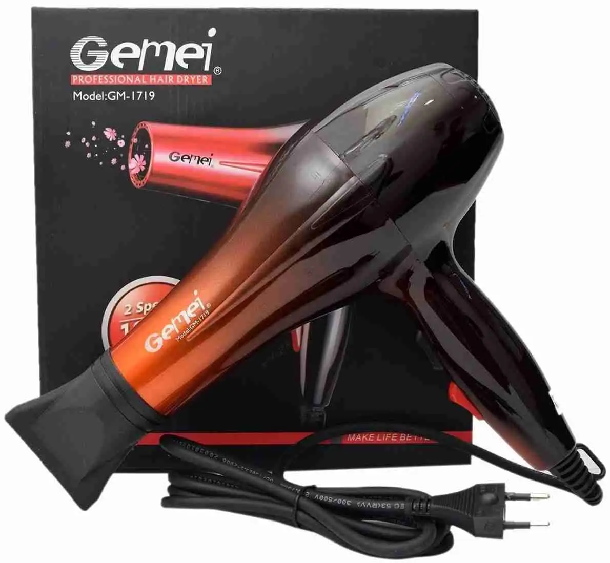 Gemei Professional Hair Dryer