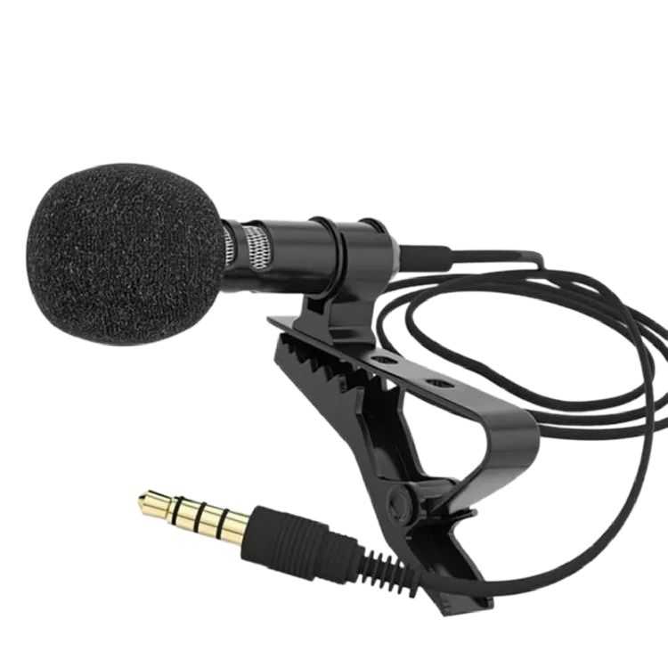 Newest External 3.5mm Clip-on Microphone For Smart Phone PC Laptop