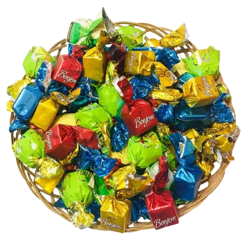 Mix Chocolate & Candy Toffees Colorful Wrapping