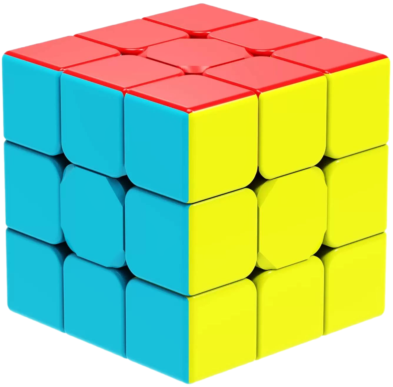 3x3x3 Rubik Cube - Sticker-less Smooth Speed Magic Cube