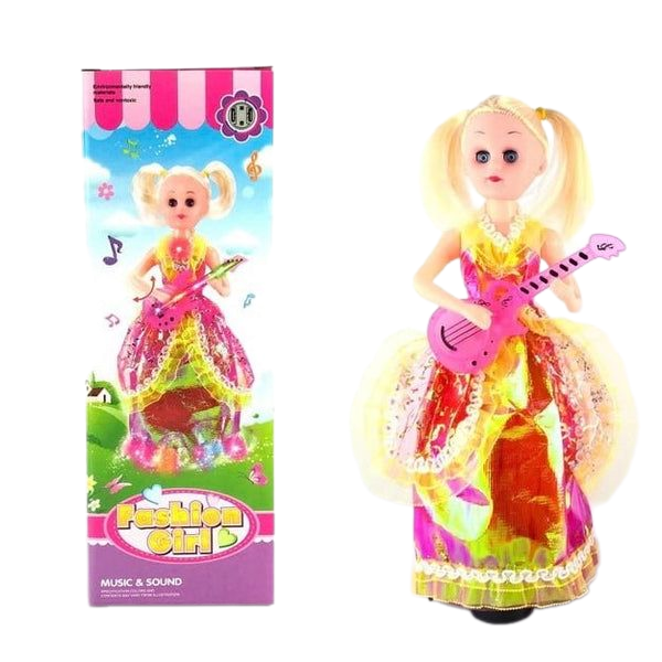 100% Originall Fashion Girl Doll Singing And Dancing with Guitar And Music for Kids