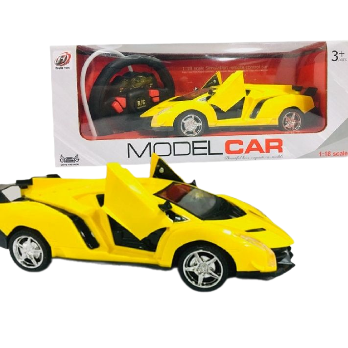 Super Racing Door Opening Rechargeable Full Function Remote Control Car Unique Luxury Design High Quality Sport Model With Colourful Light Function